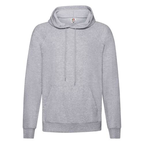 Fruit of the Loom Lightweight Hooded Sweat Lightweight Hooded Sweat – 2XL, Heather Grey-94