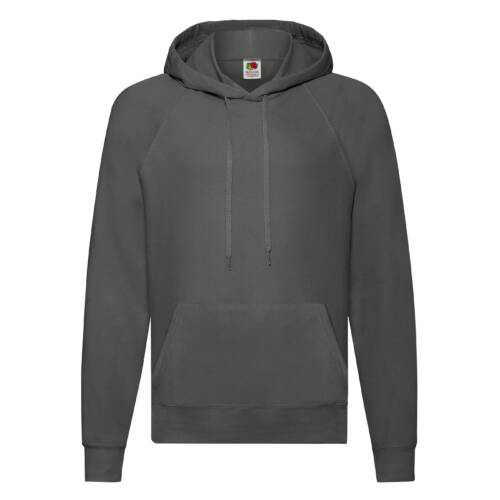 Fruit of the Loom Lightweight Hooded Sweat Lightweight Hooded Sweat – 2XL, Light Graphite-GL