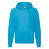 Fruit of the Loom Lightweight Hooded Sweat Lightweight Hooded Sweat – 2XL, Azure Blue-ZU