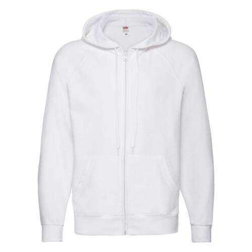 Fruit of the Loom Lightweight Hooded Sweat Jacket Lightweight Hooded Sweat Jacket – 2XL, White-30