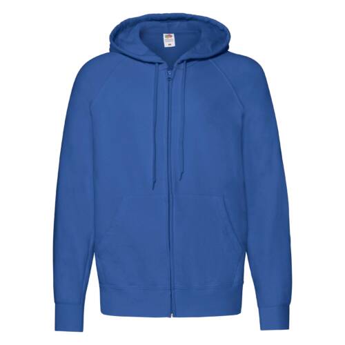 Fruit of the Loom Lightweight Hooded Sweat Jacket Lightweight Hooded Sweat Jacket – 2XL, Royal Blue-51