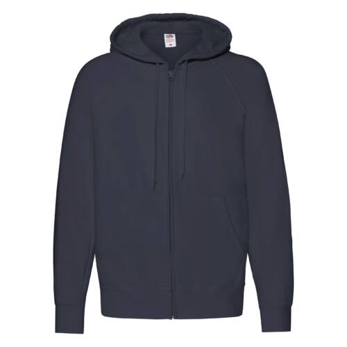 Fruit of the Loom Lightweight Hooded Sweat Jacket Lightweight Hooded Sweat Jacket – 2XL, Deep Navy-AZ