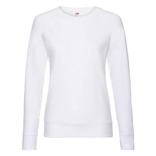 Fruit of the Loom Ladies Lightweight Raglan Sweat Ladies Lightweight Raglan Sweat – 2XL, White-30