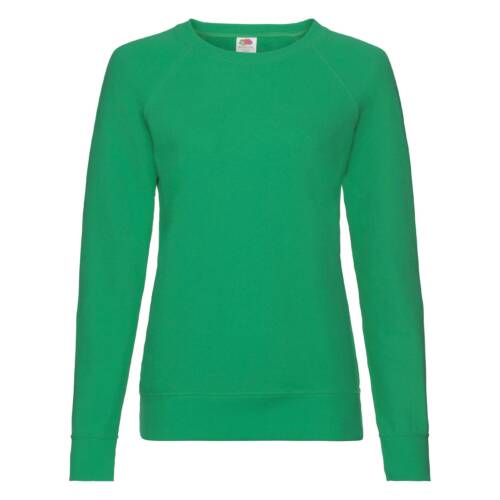 Fruit of the Loom Ladies Lightweight Raglan Sweat Ladies Lightweight Raglan Sweat – 2XL, Kelly Green-47