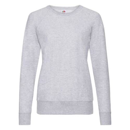 Fruit of the Loom Ladies Lightweight Raglan Sweat Ladies Lightweight Raglan Sweat – 2XL, Heather Grey-94