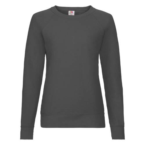 Fruit of the Loom Ladies Lightweight Raglan Sweat Ladies Lightweight Raglan Sweat – 2XL, Light Graphite-GL