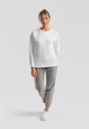 Fruit of the Loom Ladies Lightweight Raglan Sweat