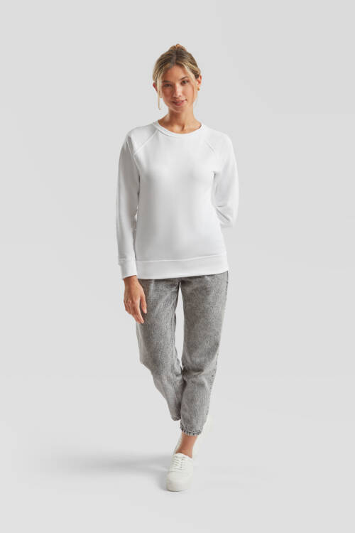 Fruit of the Loom Ladies Lightweight Raglan Sweat