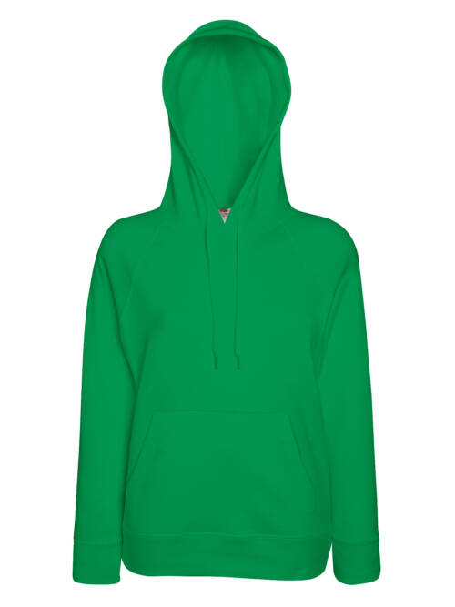 Fruit of the Loom Ladies Lightweight Hooded Sweat Ladies Lightweight Hooded Sweat – 2XL, maigrün-47