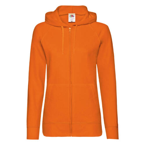 Fruit of the Loom Ladies Lightweight Hooded Sweat Jacket Ladies Lightweight Hooded Sweat Jacket – 2XL, Orange-44