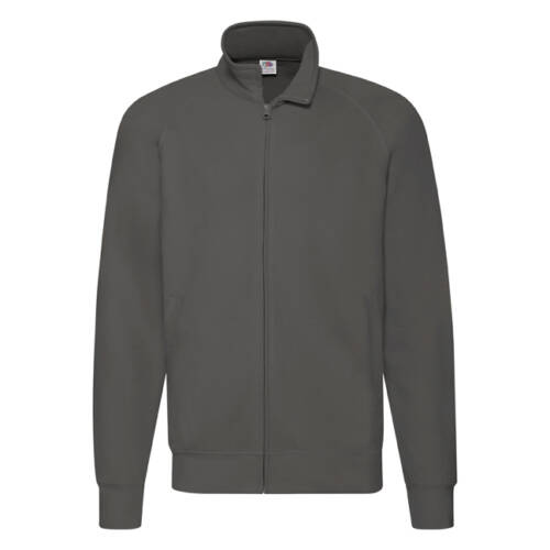 Fruit of the Loom Lightweight Sweat Jacket Lightweight Sweat Jacket – 2XL, Light Graphite-GL