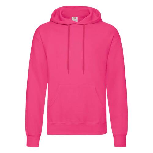 Fruit of the Loom Classic Hooded Sweat Classic Hooded Sweat – 2XL, Fuchsia-57