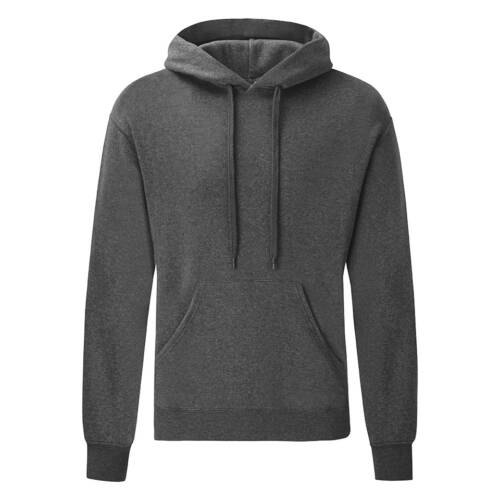 Fruit of the Loom Classic Hooded Sweat Classic Hooded Sweat – 2XL, Dark Heather Grey-HD