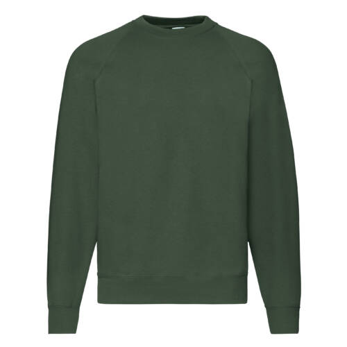 Fruit of the Loom Classic Raglan Sweat Classic Raglan Sweat – 2XL, Bottle Green-38