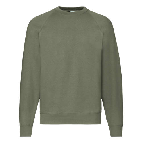 Fruit of the Loom Classic Raglan Sweat Classic Raglan Sweat – 2XL, Classic Olive-59