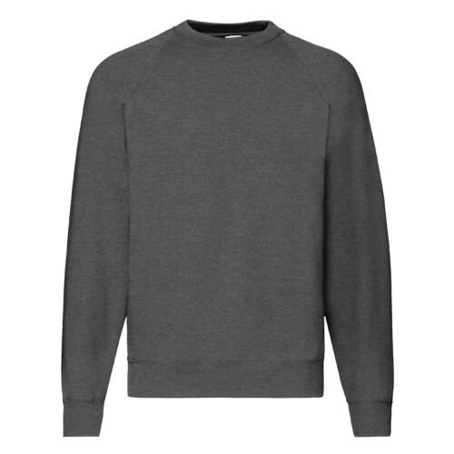 Fruit of the Loom Classic Raglan Sweat Classic Raglan Sweat – 2XL, Dark Heather Grey-HD