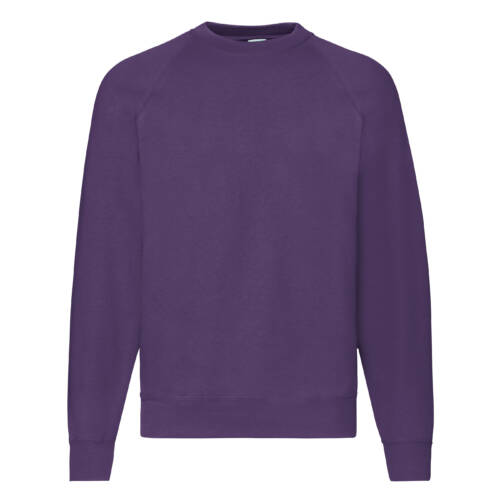 Fruit of the Loom Classic Raglan Sweat Classic Raglan Sweat – 2XL, Purple-PE