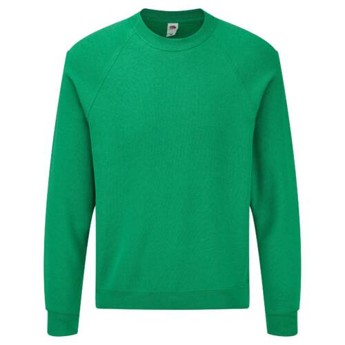 Fruit of the Loom Classic Raglan Sweat Classic Raglan Sweat – 2XL, Heather Green-RX