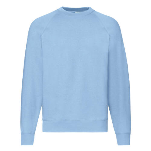 Fruit of the Loom Classic Raglan Sweat Classic Raglan Sweat – L, pastellblau-YT