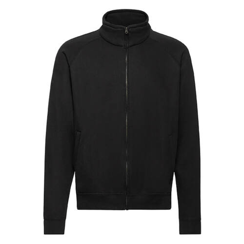Fruit of the Loom Classic Sweat Jacket Classic Sweat Jacket – 2XL, Black-36