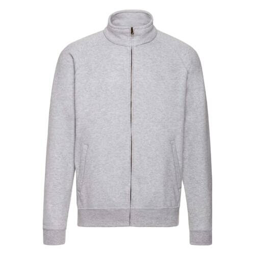 Fruit of the Loom Classic Sweat Jacket Classic Sweat Jacket – 2XL, Heather Grey-94
