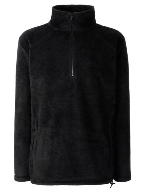 Fruit of the Loom Half Zip Fleece Half Zip Fleece – 2XL, schwarz-36