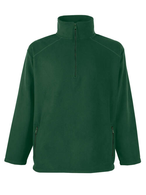 Fruit of the Loom Half Zip Fleece Half Zip Fleece – 2XL, flaschengrün-38