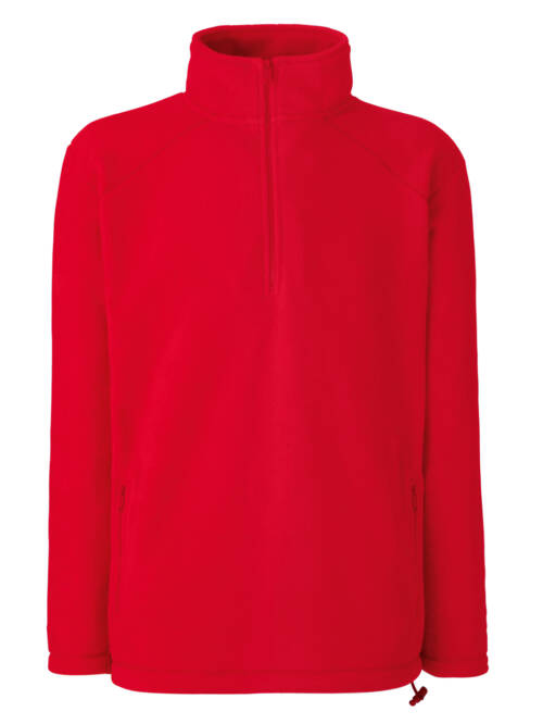 Fruit of the Loom Half Zip Fleece Half Zip Fleece – 2XL, rot-40