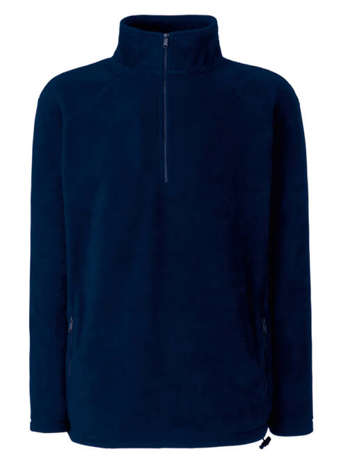 Fruit of the Loom Half Zip Fleece Half Zip Fleece – 2XL, Deep Navy-AZ