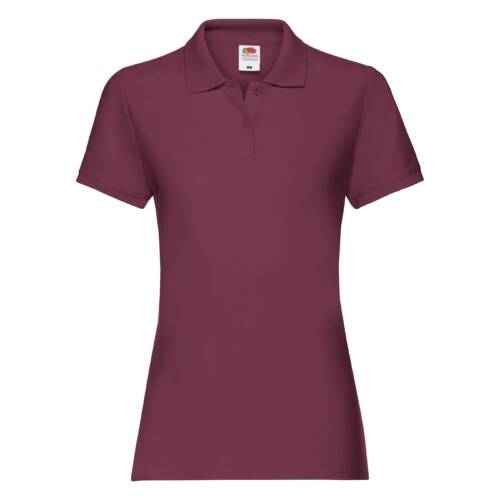 Fruit of the Loom Ladies Premium Polo Ladies Premium Polo – 2XL, Burgundy-41