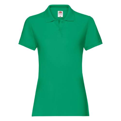 Fruit of the Loom Ladies Premium Polo Ladies Premium Polo – 2XL, Kelly Green-47