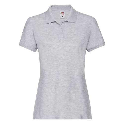 Fruit of the Loom Ladies Premium Polo Ladies Premium Polo – 2XL, Heather Grey-94