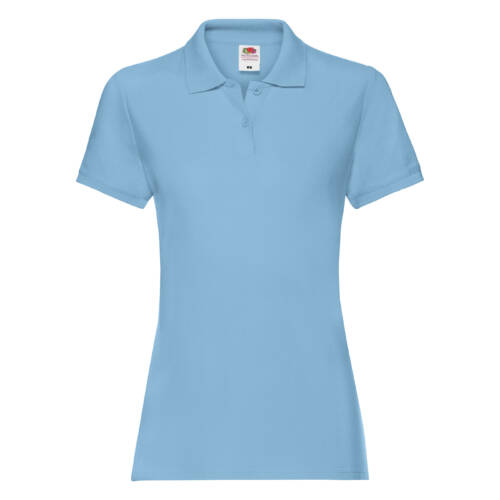 Fruit of the Loom Ladies Premium Polo Ladies Premium Polo – 2XL, Sky Blue-YT