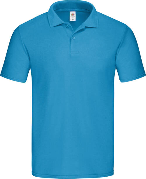 Fruit of the Loom Original Polo Original Polo – 2XL, Azure Blue-ZU