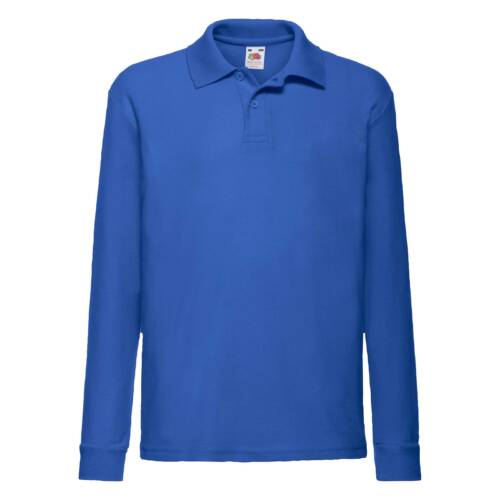 Fruit of the Loom Kids 65/35 Long Sleeve Polo Kids 65/35 Long Sleeve Polo – 104, Royal Blue-51