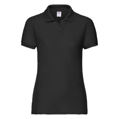 Fruit of the Loom Ladies 65/35 Polo Ladies 65/35 Polo – 2XL, Black-36