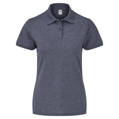 Fruit of the Loom Ladies 65/35 Polo Ladies 65/35 Polo – 2XL, Heather navy-VF