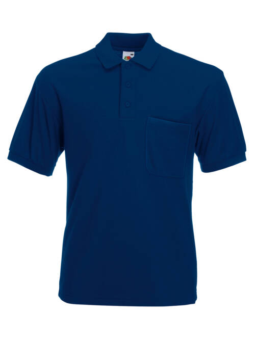 Fruit of the Loom 65/35 Pocket Polo 65/35 Pocket Polo – 2XL, Navy-32