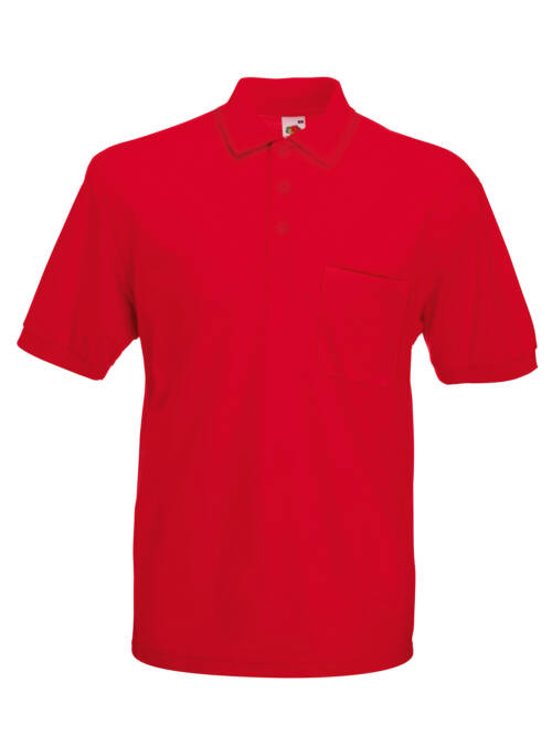 Fruit of the Loom 65/35 Pocket Polo 65/35 Pocket Polo – S, rot-40