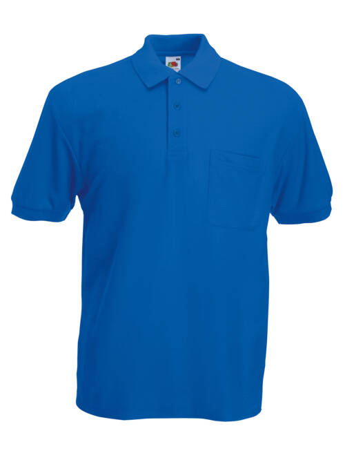 Fruit of the Loom 65/35 Pocket Polo 65/35 Pocket Polo – 3XL, royal-51
