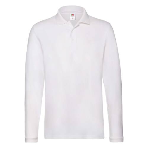Fruit of the Loom Premium Long Sleeve Polo Premium Long Sleeve Polo – 2XL, White-30