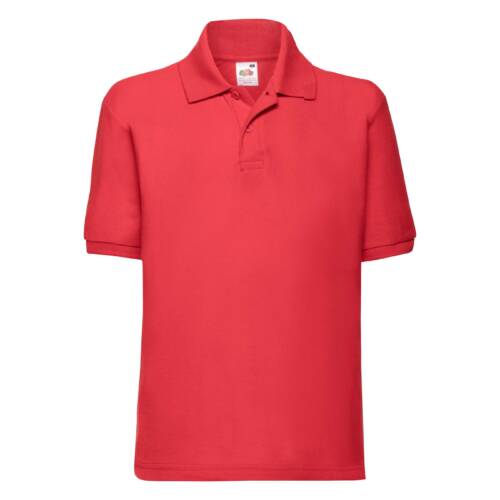 Fruit of the Loom Kids 65/35 Polo Kids 65/35 Polo – 104, Red-40