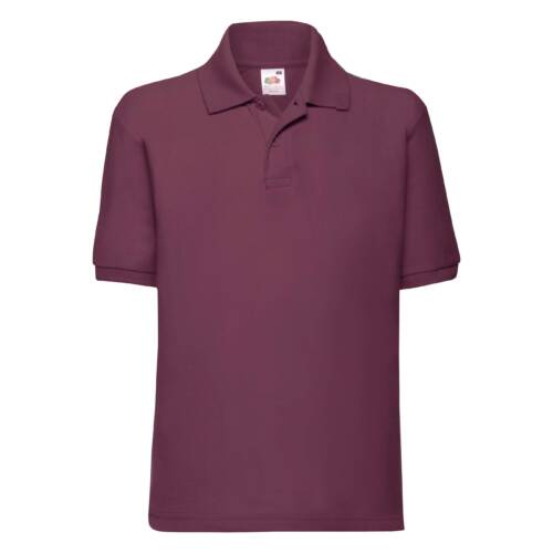 Fruit of the Loom Kids 65/35 Polo Kids 65/35 Polo – 104, Burgundy-41
