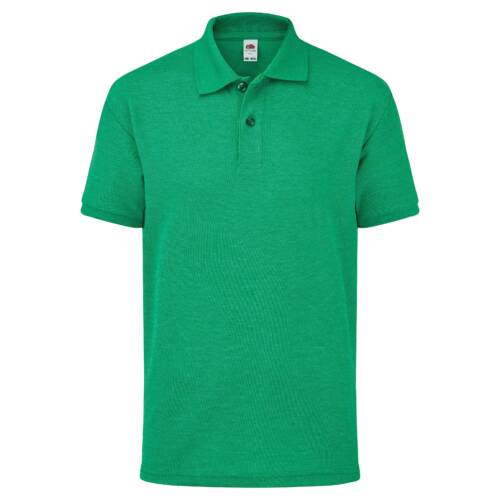 Fruit of the Loom Kids 65/35 Polo Kids 65/35 Polo – 104, Heather Green-RX