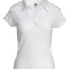 Fruit of the Loom Lady-Fit Rib Polo Lady-Fit Rib Polo – XS, weiß-30