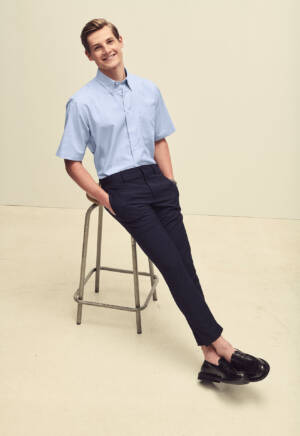 Fruit of the Loom Short Sleeve Oxford Shirt