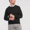 RUSSELL Mens Crew Neck Knitted Pullover
