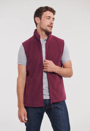 RUSSELL Mens Outdoor Fleece Gilet