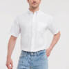 RUSSELL Mens Short Sleeve Classic Oxford Shirt
