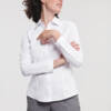 RUSSELL Ladies Long Sleeve Tailored Herringbone Shirt